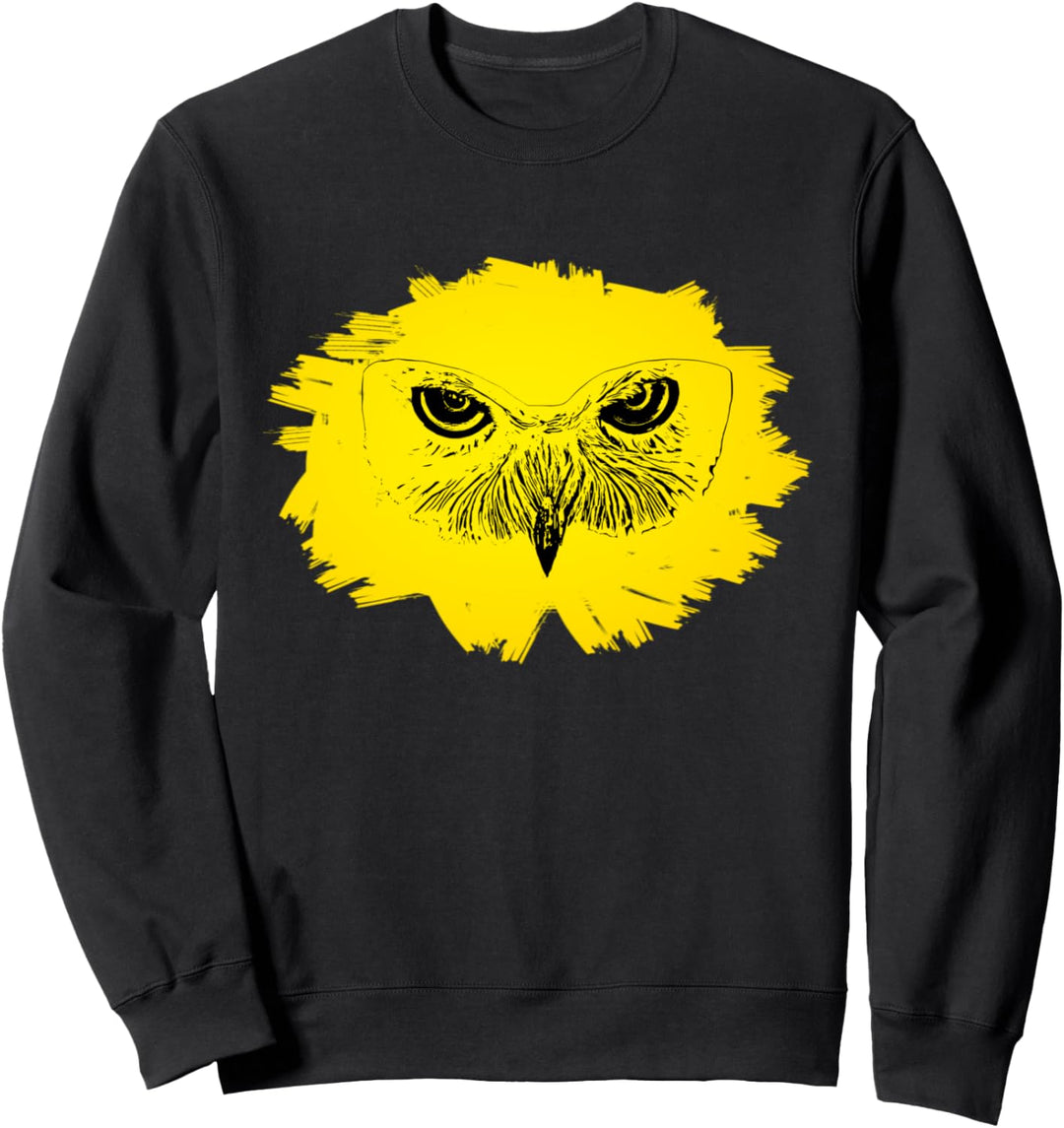 Eule Motiv Raubvogel Vögel Tiere Krallen Schnabel Eulen Sweatshirt