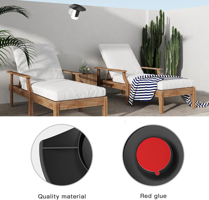 Wetterschutz Abdeckung für Ring Aussenkamera Akku/Netzstecker, Outdoor Camera Regenschutz Sonnenschu