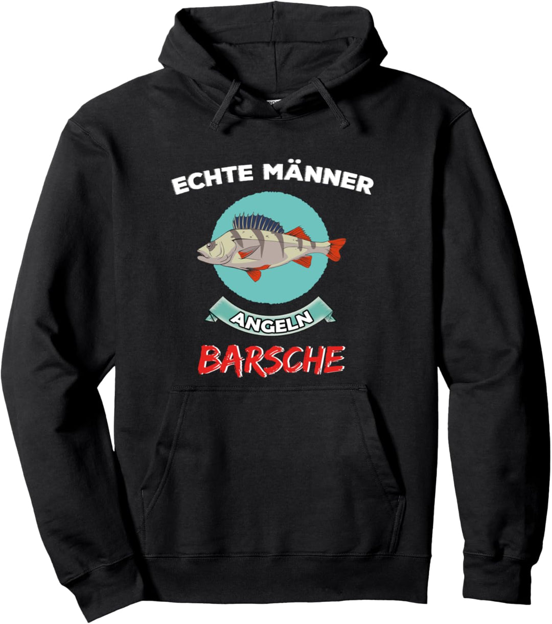 Barsch Angeln Spruch Lustig Fisch Angelrute See Köder Fun Pullover Hoodie