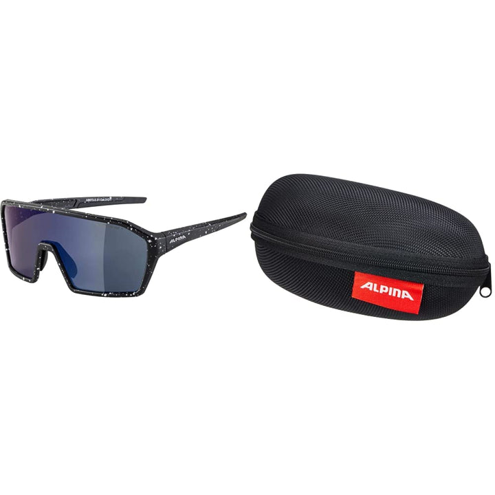 ALPINA RAM Q-LITE - Verspiegelte, Kontrastverstärkende & Beschlagfreie Sport- & Fahrradbrille Mit 10