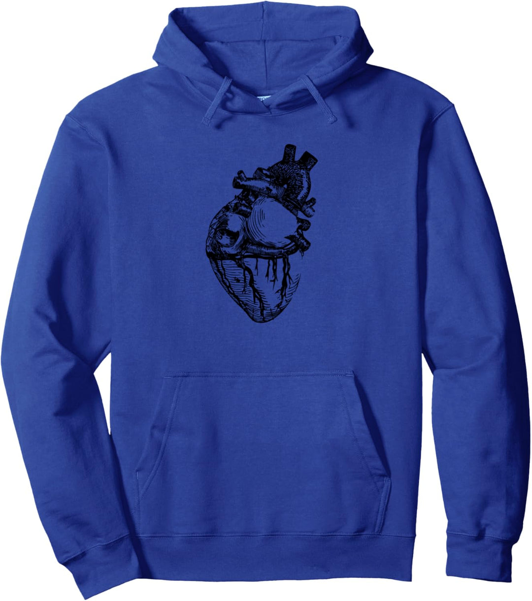 Anatomisch korrektes Herz Pullover Hoodie
