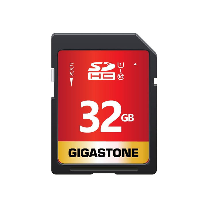 GIGASTONE 32GB SDHC Speicherkarte, bis zu 80 MB/s, für Digitalkameras Canon PC, UHS-I U1 Klasse 10 R
