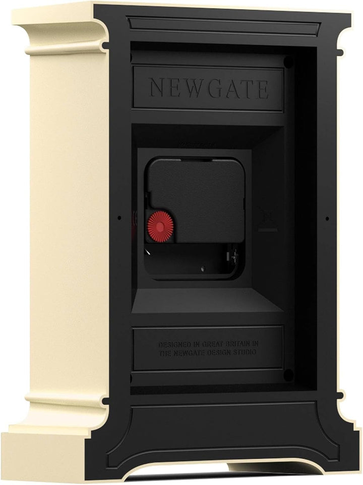 NEWGATE® Time Lord Kaminsims Uhr | Klassisches Design Einer kutschenuhr | Blasscreme | Römische ziff