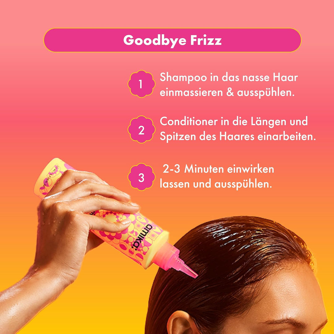 amika Smooth Frizz-Fighting Treatment Mask 200ml I Anti-Frizz Haarmaske Damen &amp; Herren I Glättende H