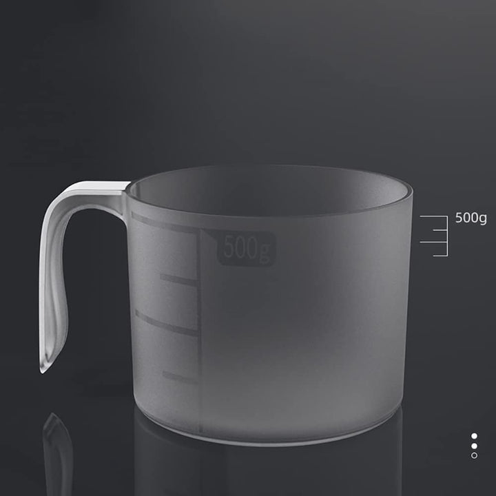 MINUS ONE Reisspender 10kg, Versiegelt, Weiss Getreide-Behälter, Aufbewahrung mit Deckel, Messzylind