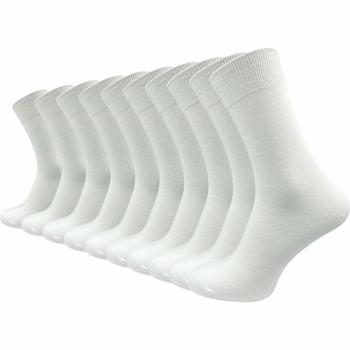 GAWILO Socken aus 100% Baumwolle (10 Paar) | Ohne drückende Naht, mit venenfreundlichem Komfortbund
