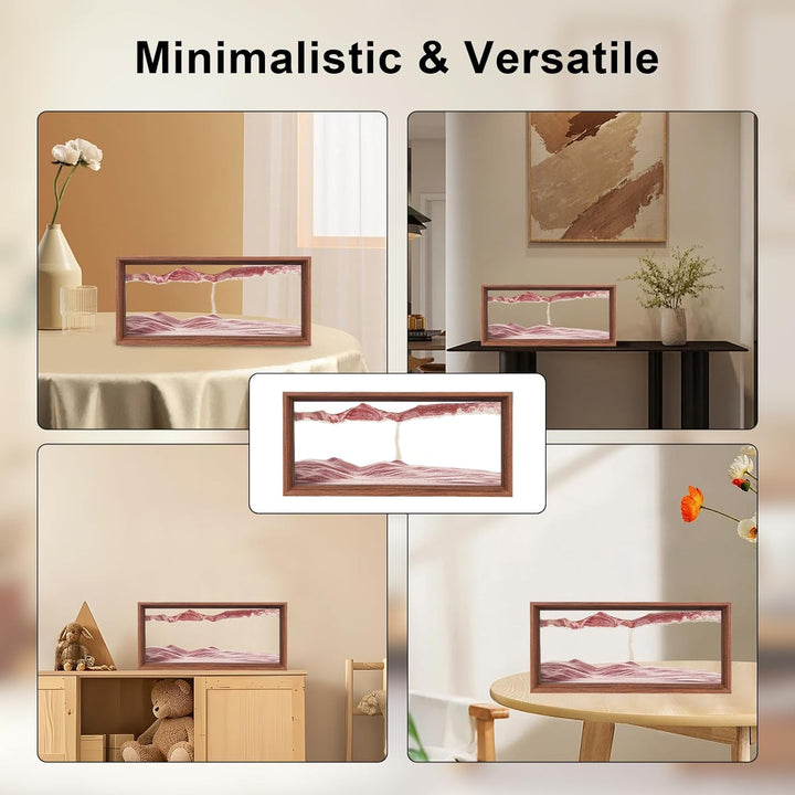 AzureLeap Sandbilder zum Drehen 3D Sandscape die Sandkunst in Tiefsee Fliessende Sandmalerei Sandbil