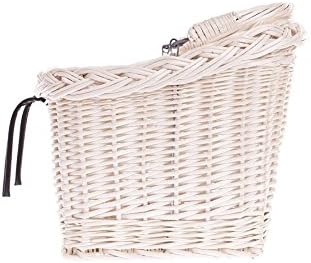 e-wicker24 Fahrradkorb, Korb, beige, 46 x 34 x 28 cm 46 x 34 x 28 cm Beige, 46 x 34 x 28 cm Beige