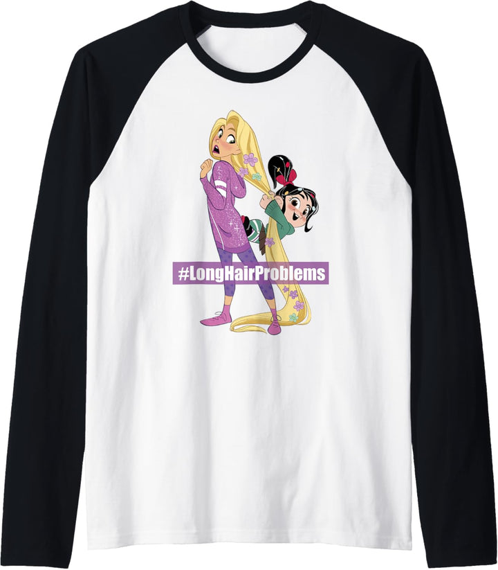 Disney Wreck It Ralph 2 Comfy Princess Rapunzel Long Raglan