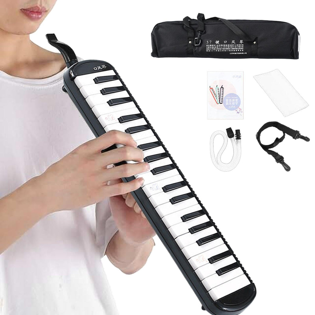 Melodica 32 Tasten | Melodica Instrument mit 2 Mundstücken | 32 Tasten Keyboard Harmonium Instrument