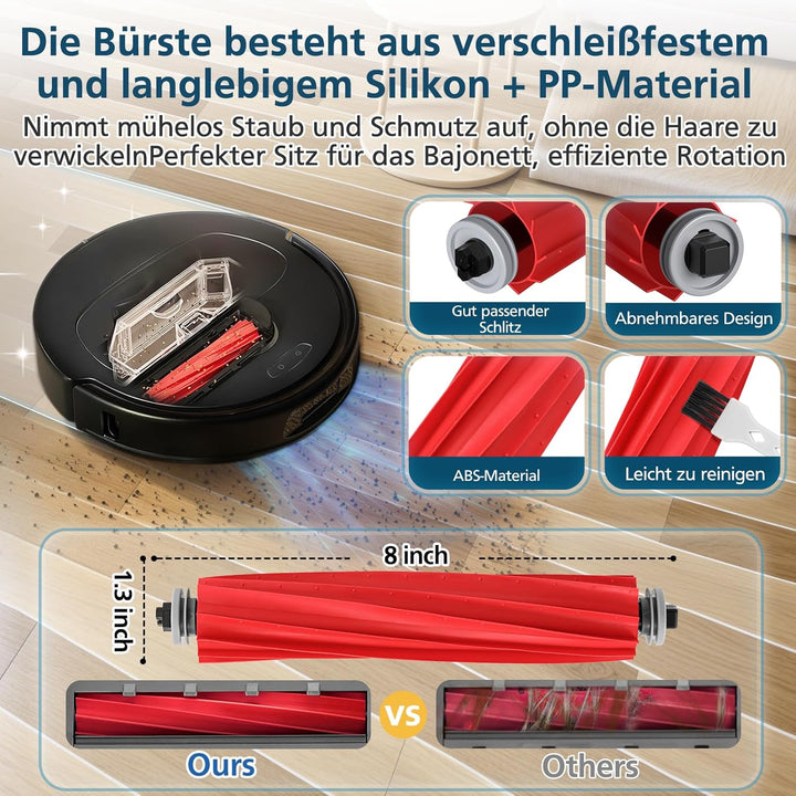 22 Stück Zubehör für Roborock Qrevo S/Qrevo Pro/Qrevo Max V Saugroboter, Qrevo S/Qrevo Pro/Qrevo Max