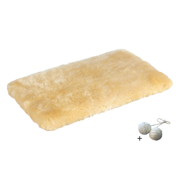 Rohrschneider Fensterliege, Plüsch, mit gratis Spielballset beige, beige