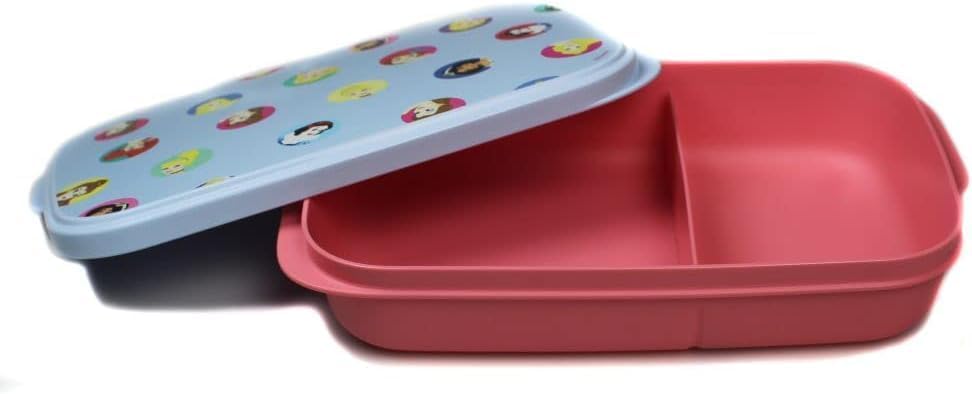 Tupperware to Go Lunchbox Clevere Pause 590ml mit Trennwand abgeteilt Eco+ Schule Brotdose Sandwichb
