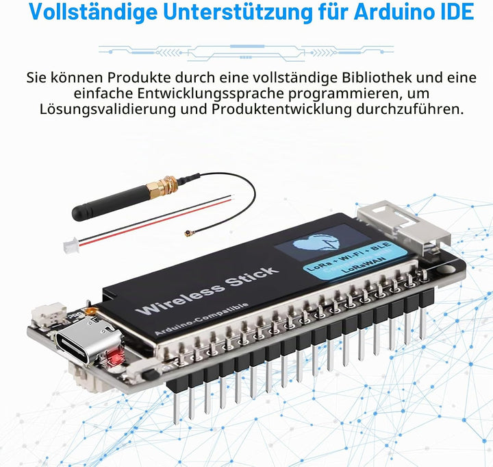 APKLVSR LoRa V3 ESP32 Wireless Stick Entwicklungsboard WiFi+BLE LoRa LoRaWAN 863 928 MHz Unterstützu