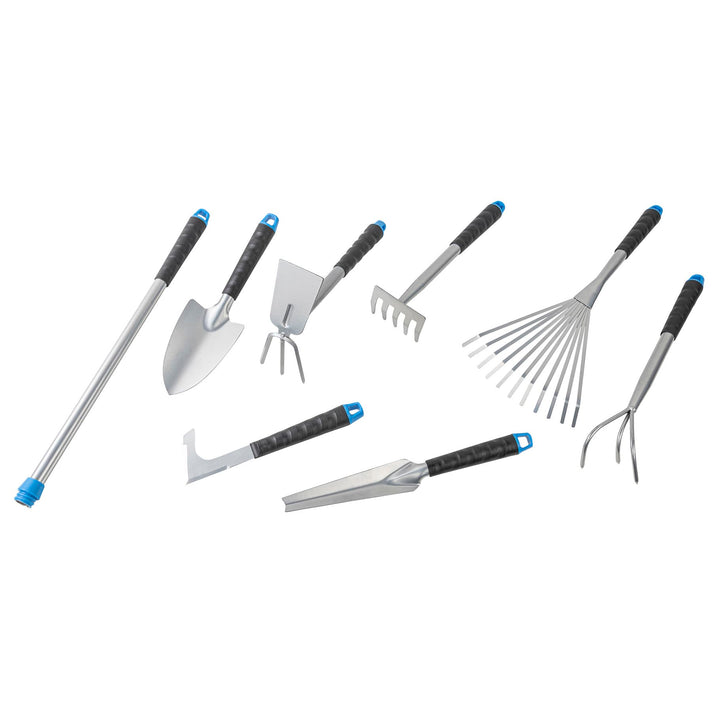 Bambelaa! Gartengeräte Gartenwerkzeug Set 8 TLG Blumenkelle Kleingeräte Gartenset Werkzeug Schaufel