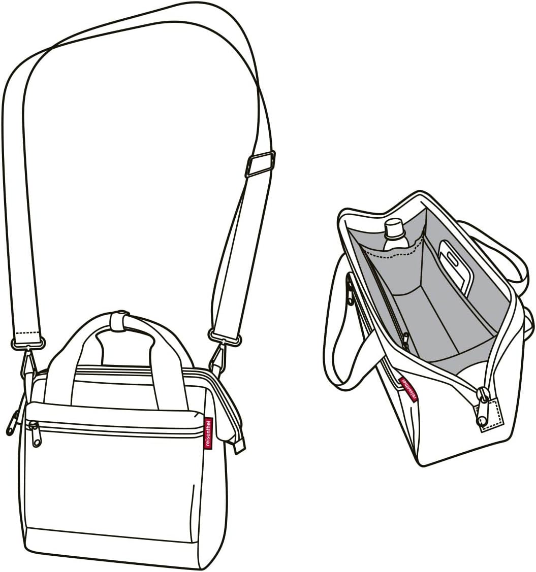 reisenthel Allrounder Cross Twist Sky Rose – Kleine Crossbody Bag mit abnehmbarem und verstellbarem