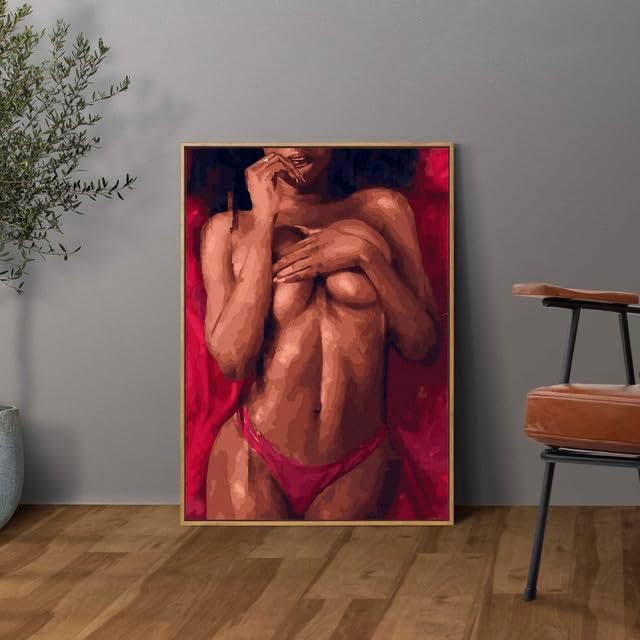 Oh Art! Malen Nach Zahlen Erwachsene Set Mit 3 Pinseln Und Acrylfarben Gemälde Acrylic Malerei DIY L