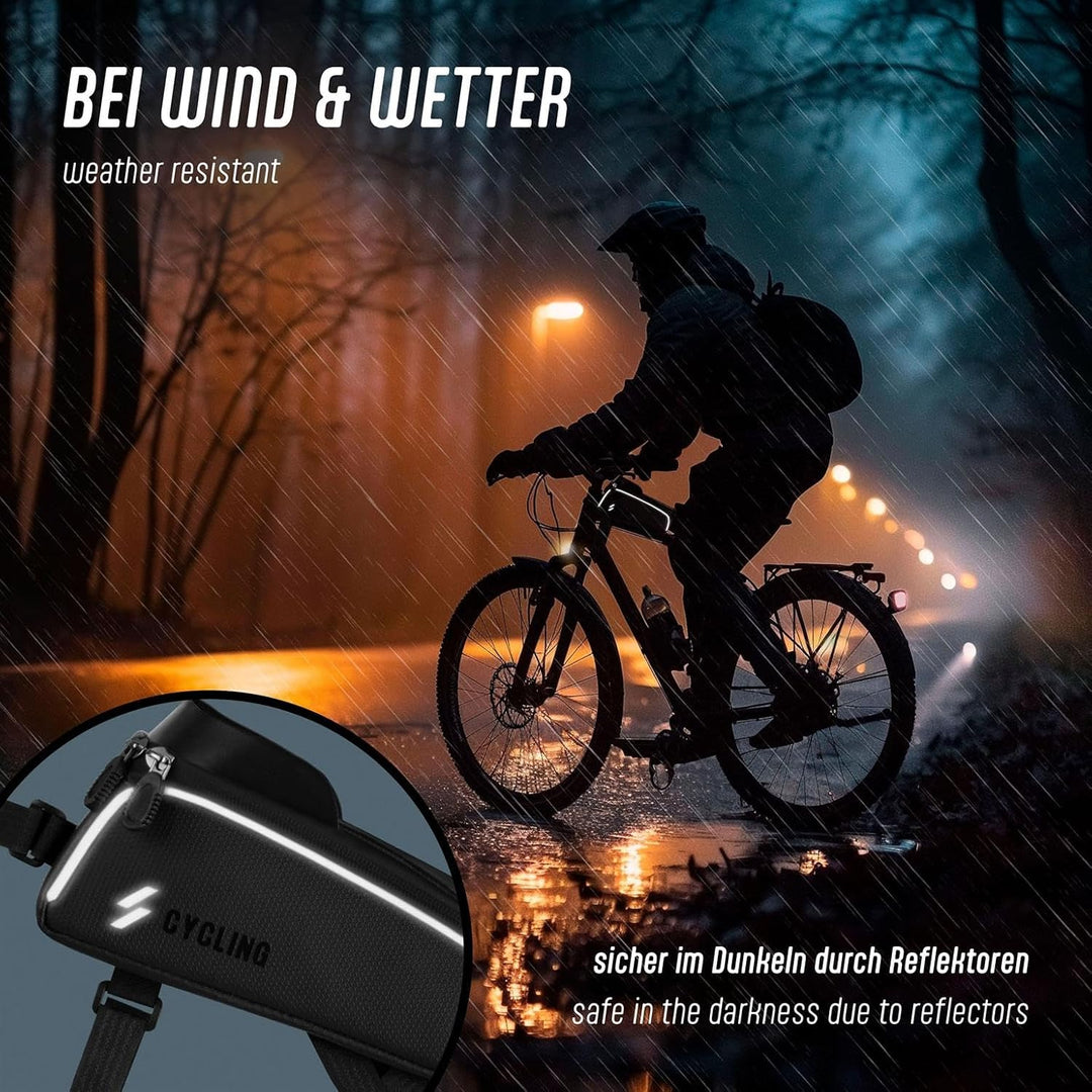 ONEFLOW Premium Handyhalterung Fahrrad Rahmentasche Wasserdicht für alle Samsung Serien | Handyhalte