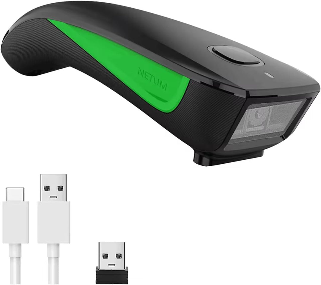 NETUM C740 Barcode-Scanner, kabellos, Bluetooth, Taschenscanner USB 1D für Inventar, Barcode-Leser f