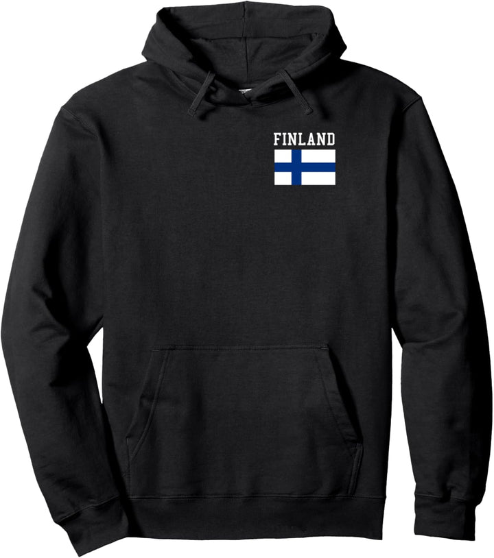 Finland Finnish Flag Suomi Pullover Hoodie
