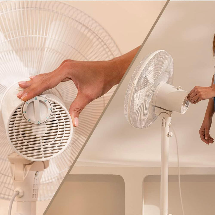 Cecotec Stand- und Tischventilator EnergySilence 535 2in1. 40 W Leistung, Durchmesser 16", 5 Flügel,