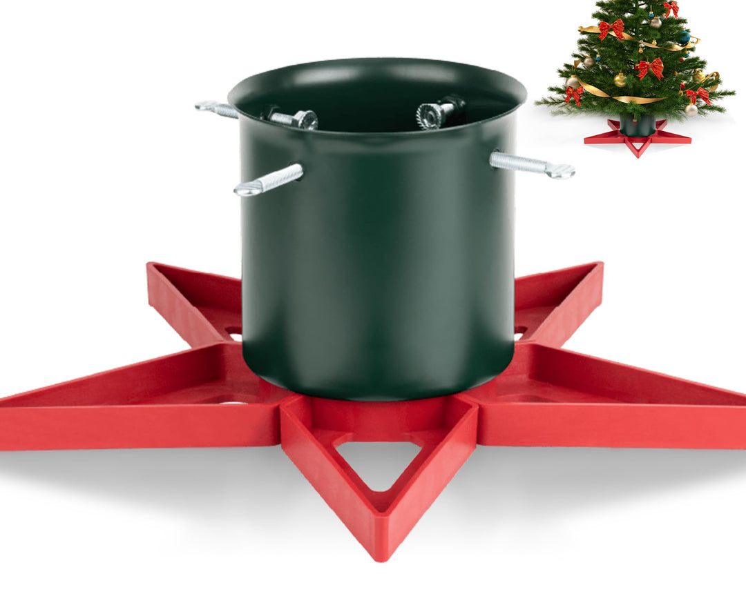 PUDO Christbaumständer Weihnachtsbaumständer Tannenbaumständer mit Wassertank: Baumständer Weihnacht