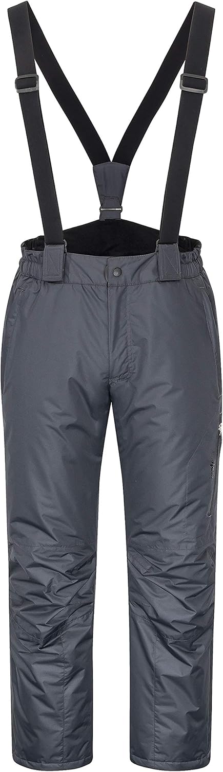 icefeld Herren Winterhose/Thermohose/Schneehose PFC frei L Anthrazit, L Anthrazit
