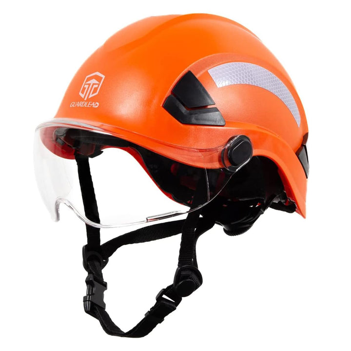 Bauhelm mit Visier und Belüftungslöcher, ANSI Z89.1 zugelassene bauhelme Erwachsene, EN397 und EN124