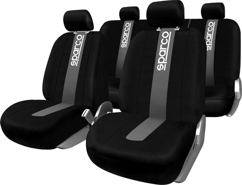 Sparco Sitzbezug Set Sparco schwarz/grau