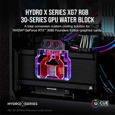 CORSAIR XG7 RGB NEGRO ACCES. CORSAIR HYDRO X GPU BLOCK XG7 RGB 30-SERIES FE (3080) CX-9020011-WW 308