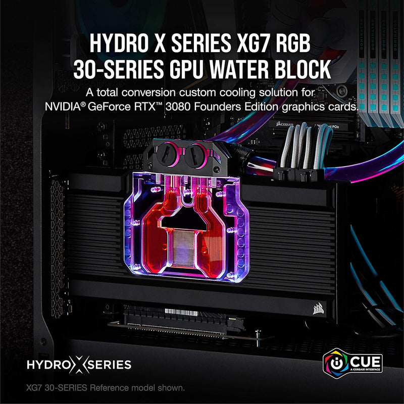 CORSAIR XG7 RGB NEGRO ACCES. CORSAIR HYDRO X GPU BLOCK XG7 RGB 30-SERIES FE (3080) CX-9020011-WW 308