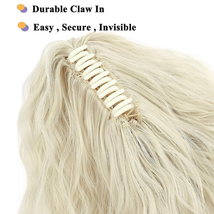 SEGO Ponytail Extension Pferdeschwanz Zopf Corn Wavy Haarteil Haarverlängerung Hair Piece Haar mit K