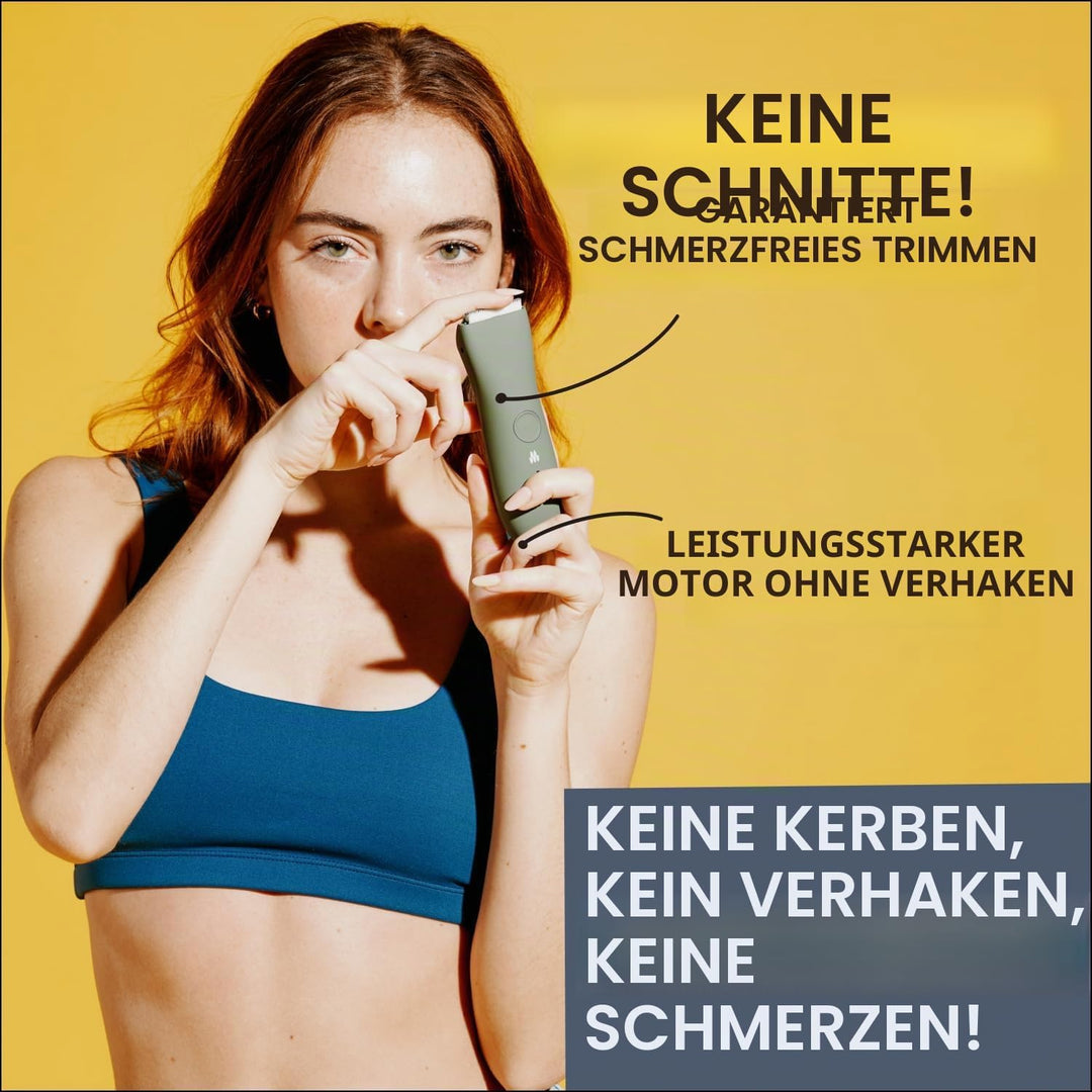 Meridian Premium Body Haarschneider für Damen und Herren, USB C Aufladung, Reiseschloss, Manscape Tr