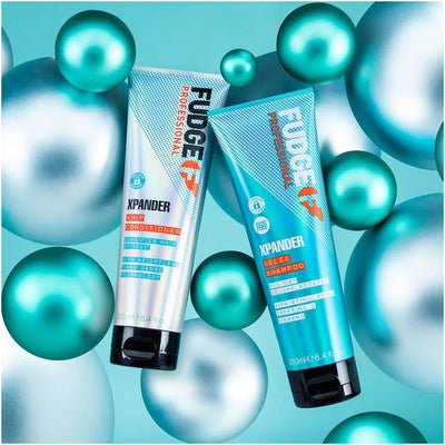 Fudge Professional Xpander Volumizing Shampoo | 180 % dickeres und 80 % kräftigeres Haar, für feines