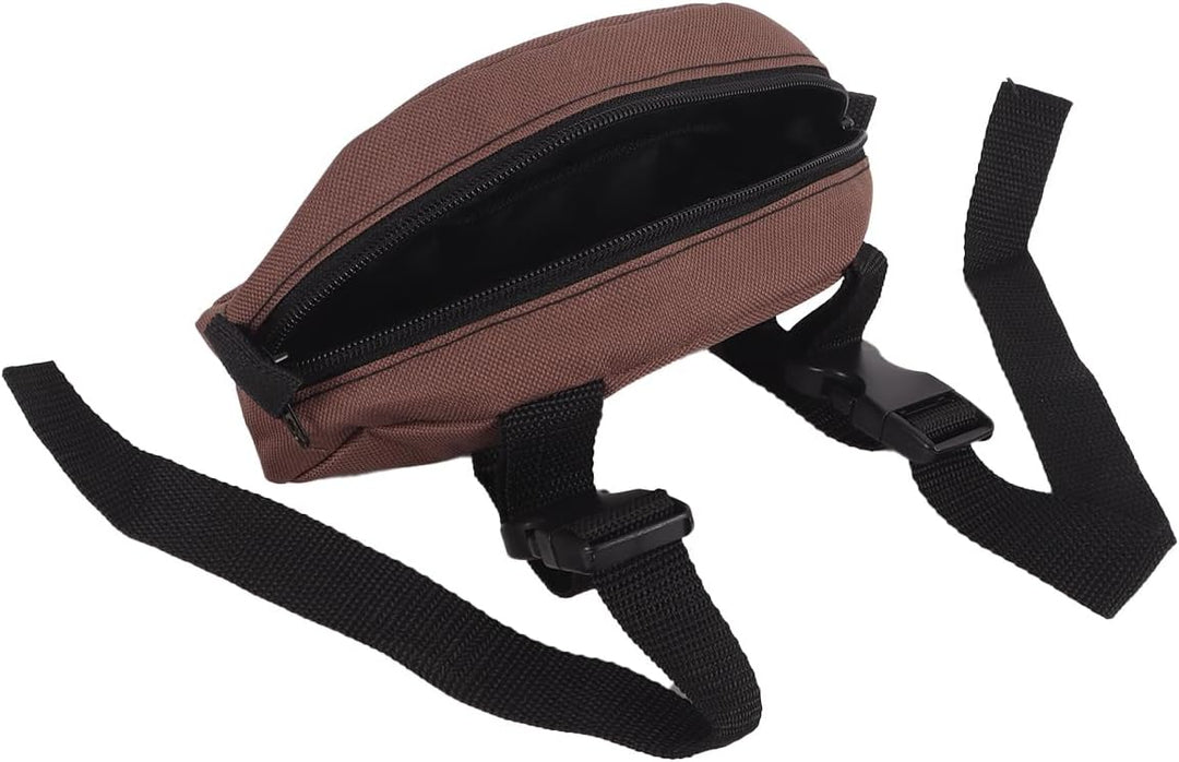 Satteltasche für Wasserflasche, tragbar, vielseitig, Knaufhorn-Tasche, Reittasche aus Horn, Kaffee