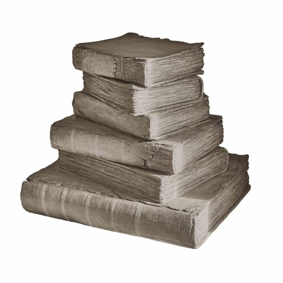 Loberon® Deko-Buch Fjardo, Polyresin, H/B/T ca. 19.5/17/22 cm, antikgrau