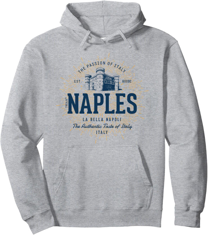 Italien Retro-Stil Neapel Vintage Pullover Hoodie