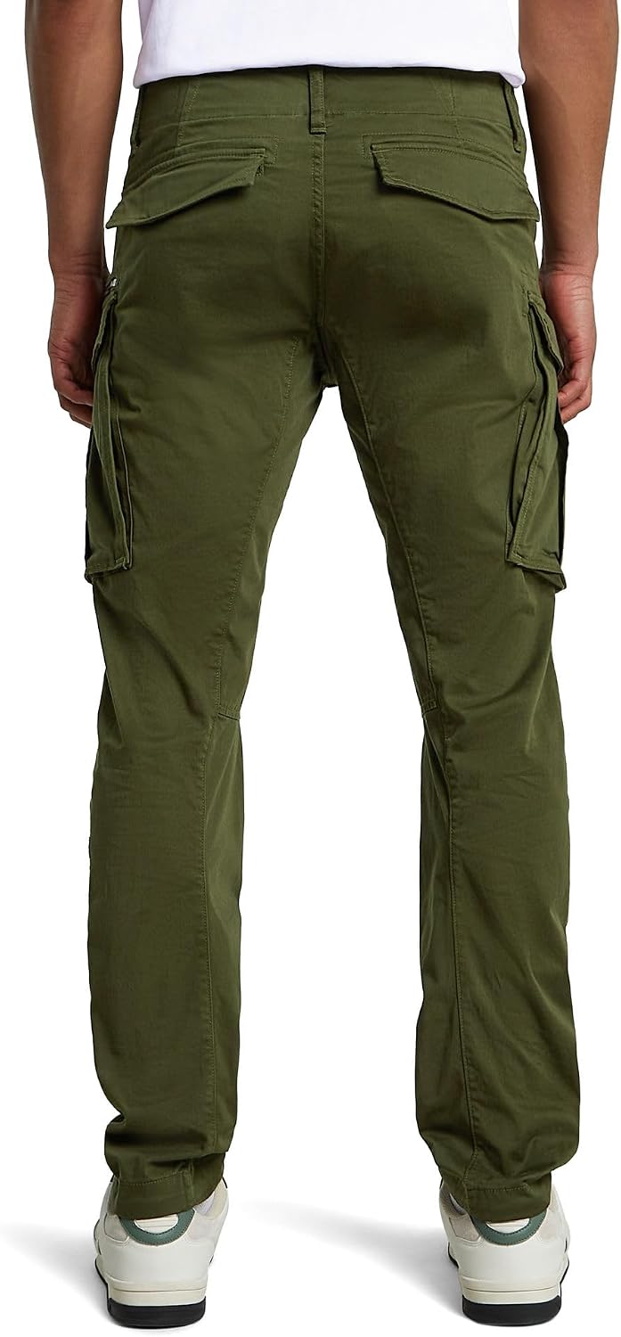G-STAR RAW Herren Rovic Zip 3D Straight Tapered Hose 40W / 32L Grün (Dk Bronze Green 5126-6059), 40W