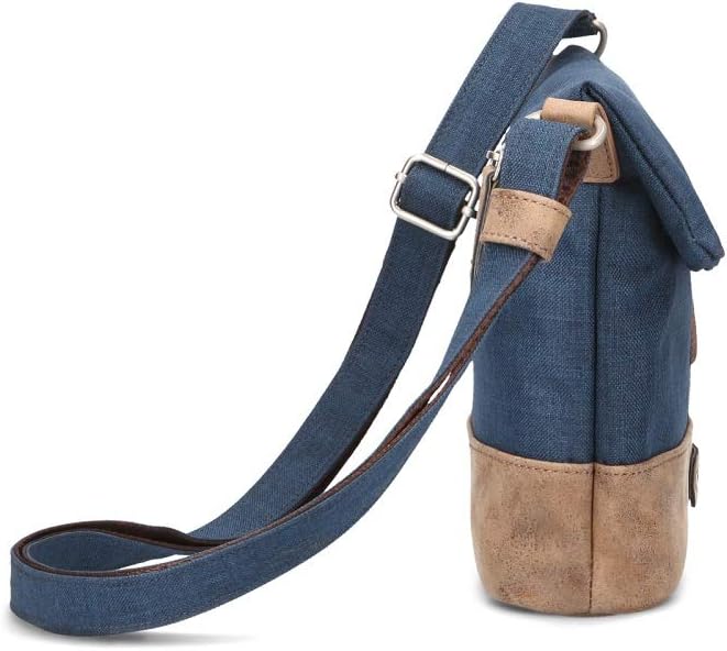 Zwei Damen Rolltop-Handtasche Olli OT6 Umhängetasche 2/4 Liter klassische Crossbody Bag wasserabweis