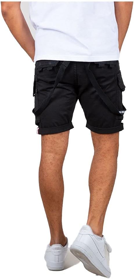 ALPHA INDUSTRIES Herren Cargos Utility Short Short für Herren 30 Schwarz, 30 Schwarz