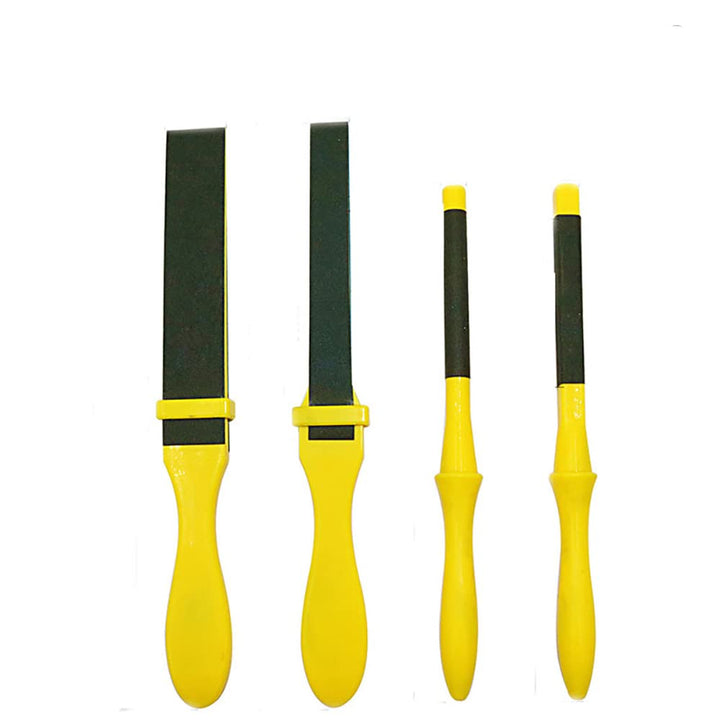 4 Stück Schleifpapier-Stick, Kunststoff-Schleifstifte-Set, manuelle Polier-Schleifpapierrolle zum Sc