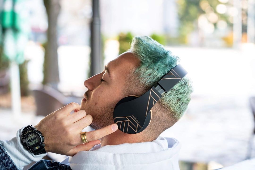 PowerLocus P1 Bluetooth Kopfhörer Kabellos, Wireless 5.0 Bluetooth Kopfhörer Over-Ear, Over Ear Kopf