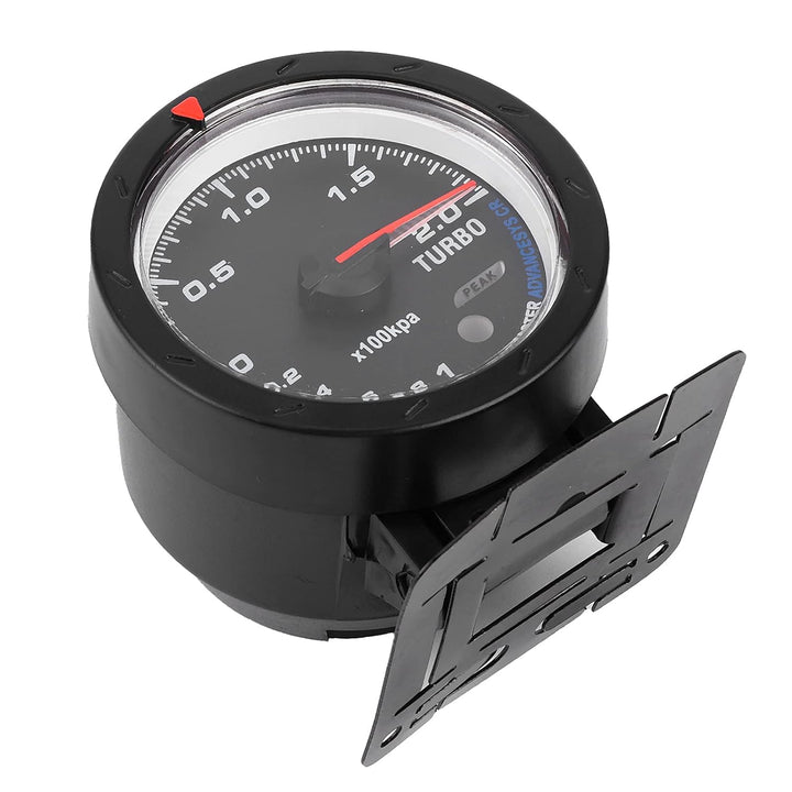 60Mm Boost Gauge Led Turbo Ladedruckanzeige Universal 60mm LED Turbo Boost Meter Gauge Schwarz Shell
