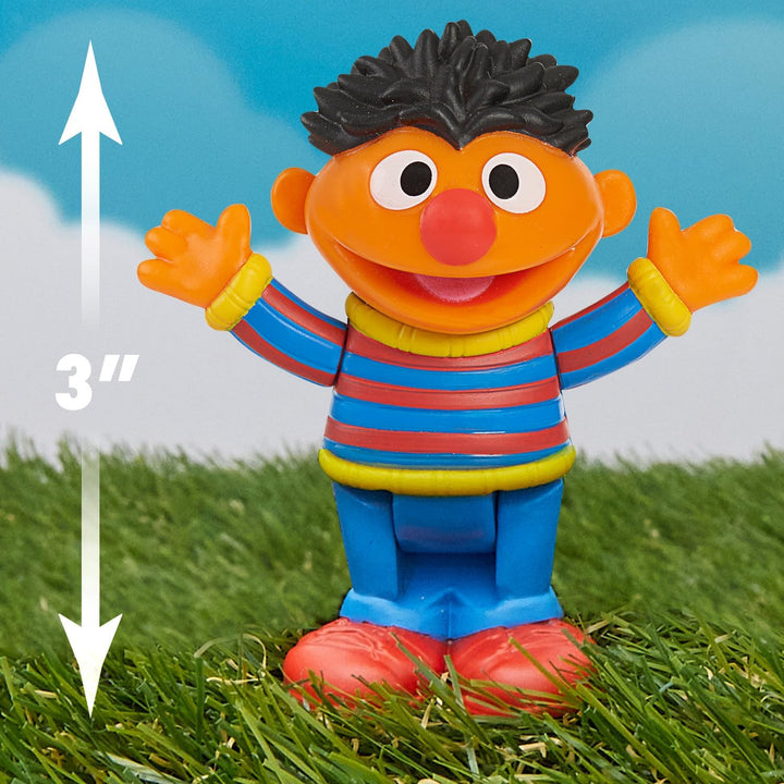 Just Play Sesamstrasse Nachbarschaftsfreunde 6er-Pack, 7,6 cm grosse Sammelfiguren, Kinderspielzeug