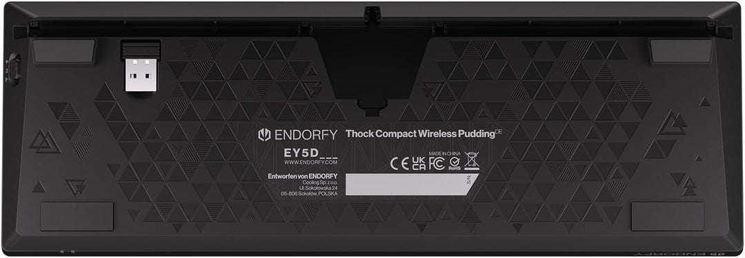 ENDORFY Thock Compact Wireless DE Kailh Box Black Pudding, Kompakte, Mechanische Switches Kailh Box