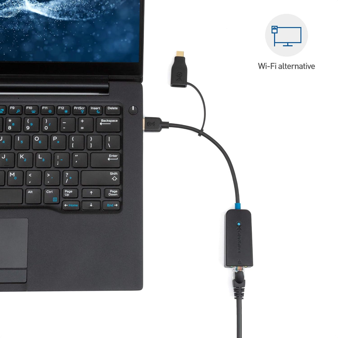 Cable Matters USB auf 2,5 Gigabit Ethernet Adapter (USB Netzwerkadapter, LAN USB Adapter) - unterstü