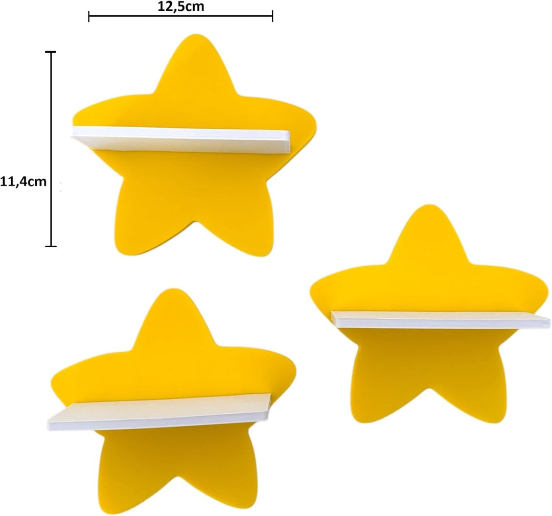 Mini Stern-3er-Set kompatibel für Toniefiguren, Tonieregal Toniebox Tonie Erweiterung - Erweiterungs