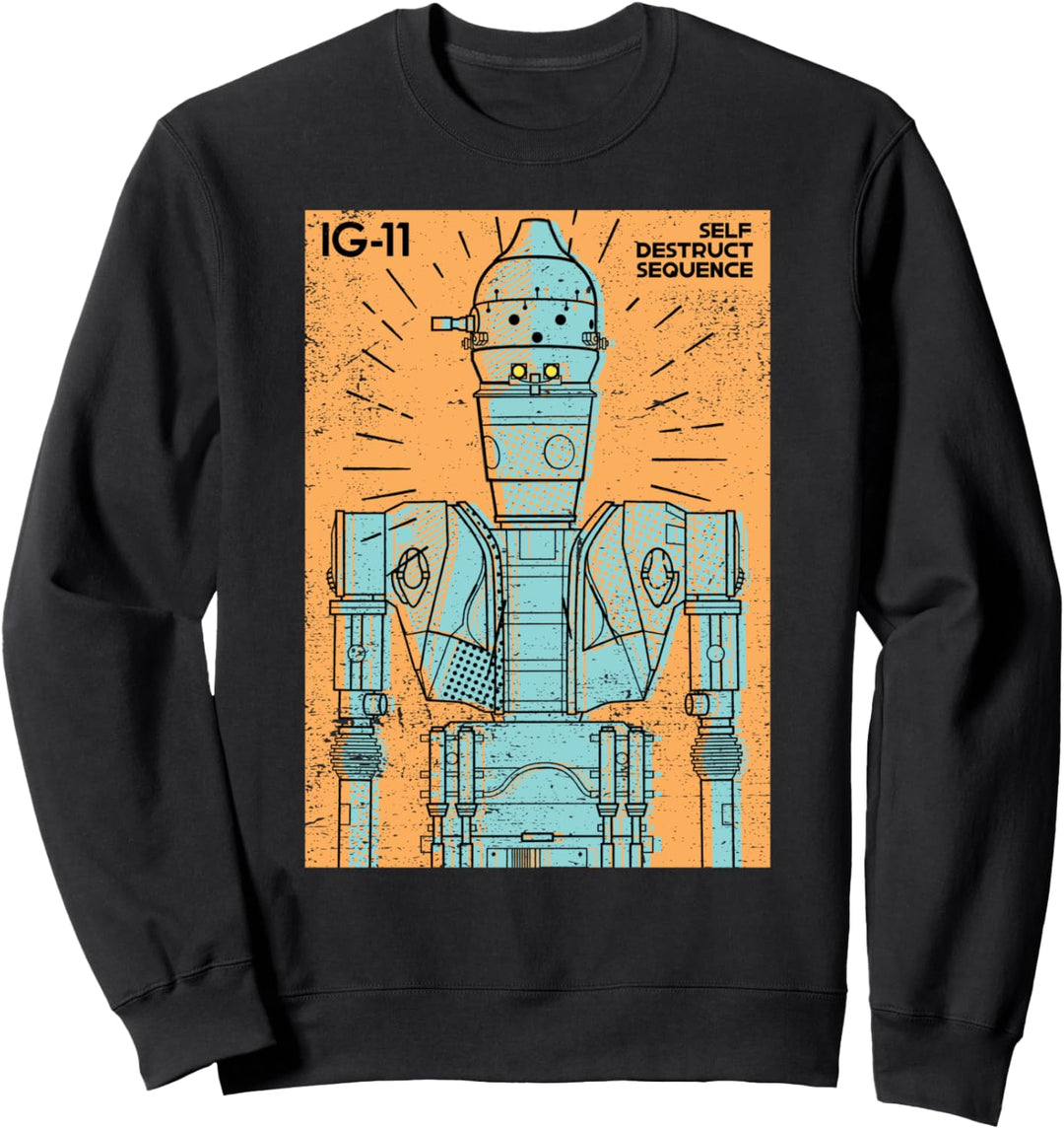 Star Wars The Mandalorian IG-11 Self Destruct Sequence Sweatshirt