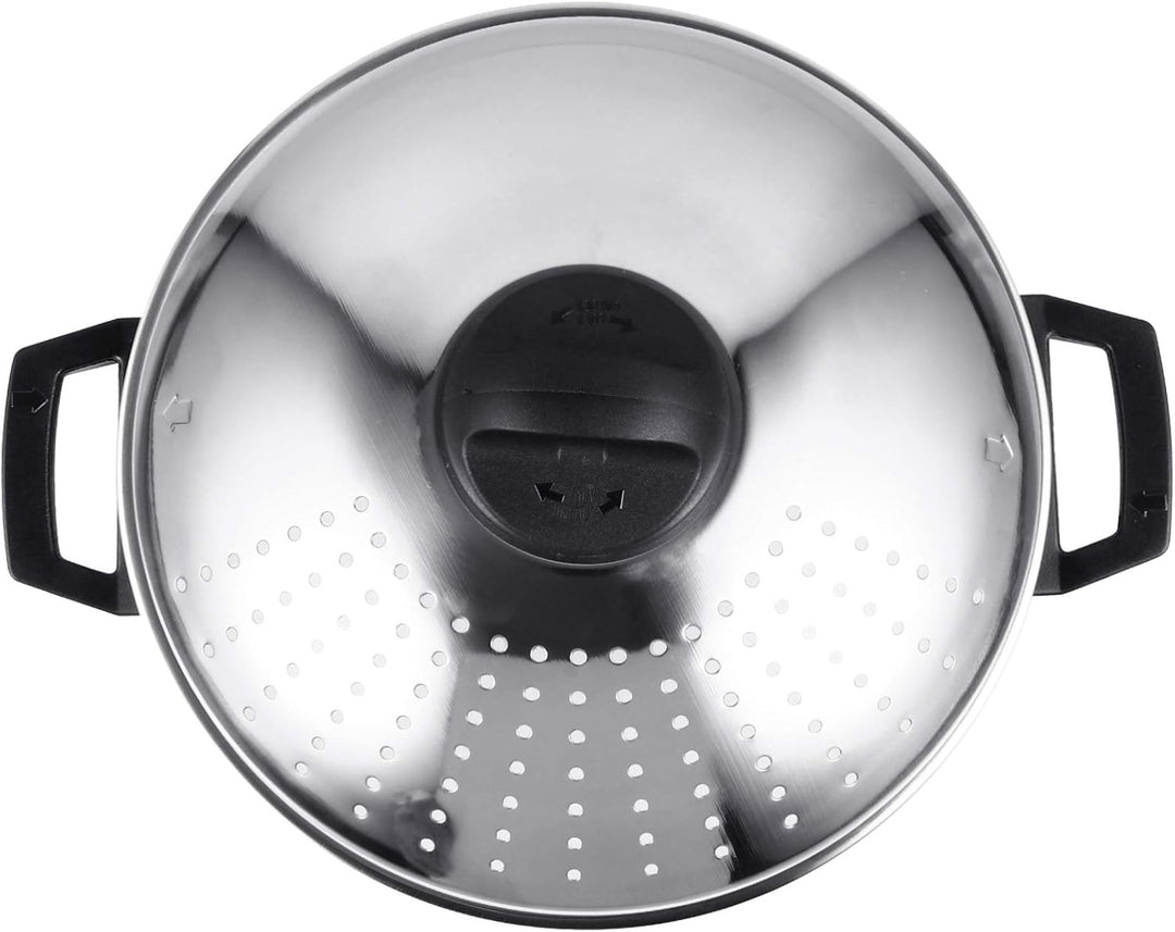 Housoutil Topf Pasta- Kocher Auflaufform Mit Deckel Ramen Pot Perkolator-kaffee Kochgeschirr Aus Sta