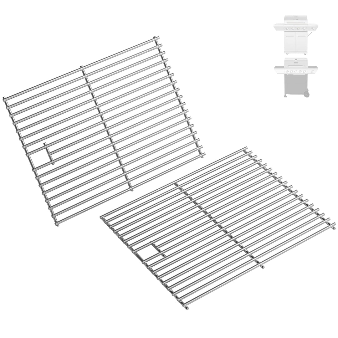 43,2 × 67 CM Edelstahl Grillroste für Nexgrill 4 Brenner 720-0830H 720-0670A 720-0783E 720-0958A, 5